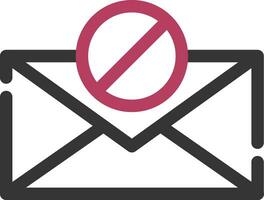 Email Block Creative Icon Design vector