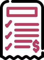 Bill Creative Icon Design vector