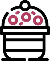 diseño de icono creativo de cupcake vector