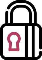 Padlock Creative Icon Design vector