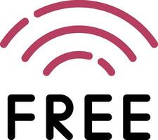 Free Wifi Creative Icon Design vector