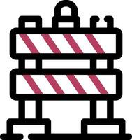 Barrier Creative Icon Design vector