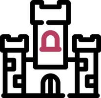 Castle Creative Icon Design vector