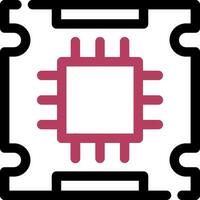 Processor Creative Icon Design vector