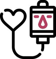 diseño de icono creativo de donación de sangre vector