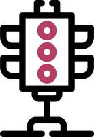 Traffic Lights Creative Icon Design vector