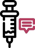 Syringe Creative Icon Design vector