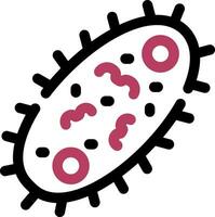 diseño de icono creativo de bacterias vector