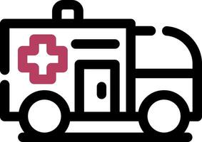 Ambulance Creative Icon Design vector