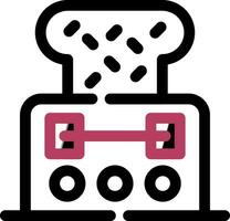 Toaster Creative Icon Design vector