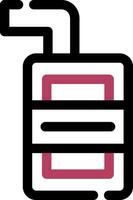 Juice Box Creative Icon Design vector