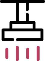 Shower Creative Icon Design vector