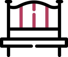 Bench Creative Icon Design vector