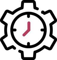 Time Management Creative Icon Design vector