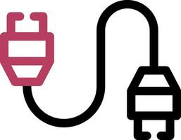 Cable Creative Icon Design vector