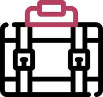 Suitcase Creative Icon Design vector