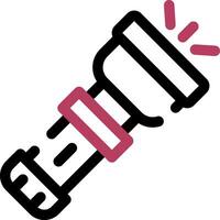 Flashlight Creative Icon Design vector