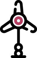 Windmill Creative Icon Design vector
