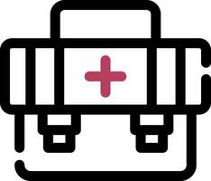 First Aid Kit Creative Icon Design vector