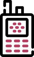 Walkie Talkie Creative Icon Design vector