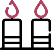 Candle Creative Icon Design vector