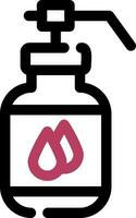 Shampoo Creative Icon Design vector