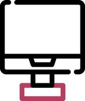 Monitor Creative Icon Design vector