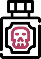 Poison Creative Icon Design vector