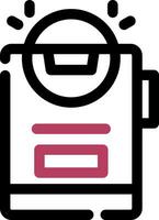 Light Creative Icon Design vector