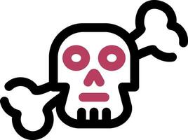 diseño de icono creativo muerto vector