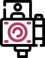 Vlogger Creative Icon Design vector