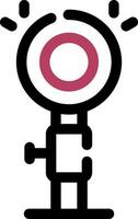 Light Creative Icon Design vector