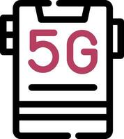 5G Creative Icon Design vector