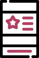 Line Two Color Design vector