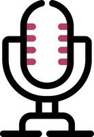 Microphone Creative Icon Design vector
