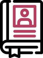 Closed Book Creative Icon Design vector