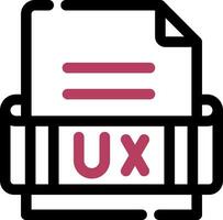 ux formato creativo icono diseño vector