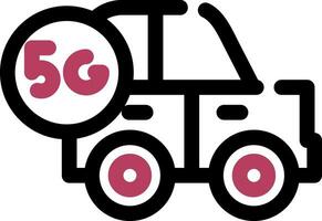 Smart Car Creative Icon Design vector