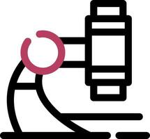 Microscope Creative Icon Design vector