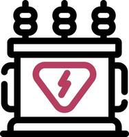 Power Transformer Creative Icon Design vector