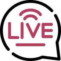 Live Chat Creative Icon Design vector