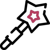 Magic Wand Creative Icon Design vector