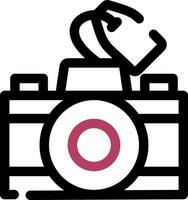 Camera Creative Icon Design vector