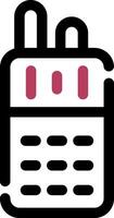Walkie Talkie Creative Icon Design vector