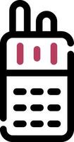 Walkie Talkie Creative Icon Design vector