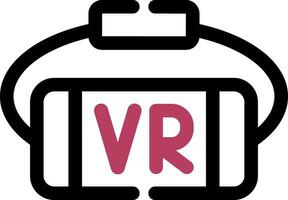 VR Glasses Creative Icon Design vector