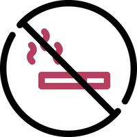 No Smoking Area Creative Icon Design vector