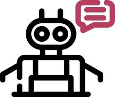 Chatbot Creative Icon Design vector