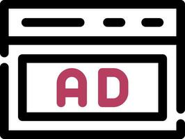 Native Advertising Creative Icon Design vector