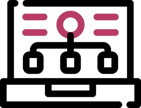 frente final desarrollo creativo icono diseño vector